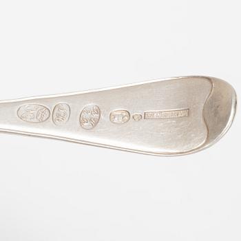 Gafflar, 4 st, silver, Lidköping, 1800-talets början.