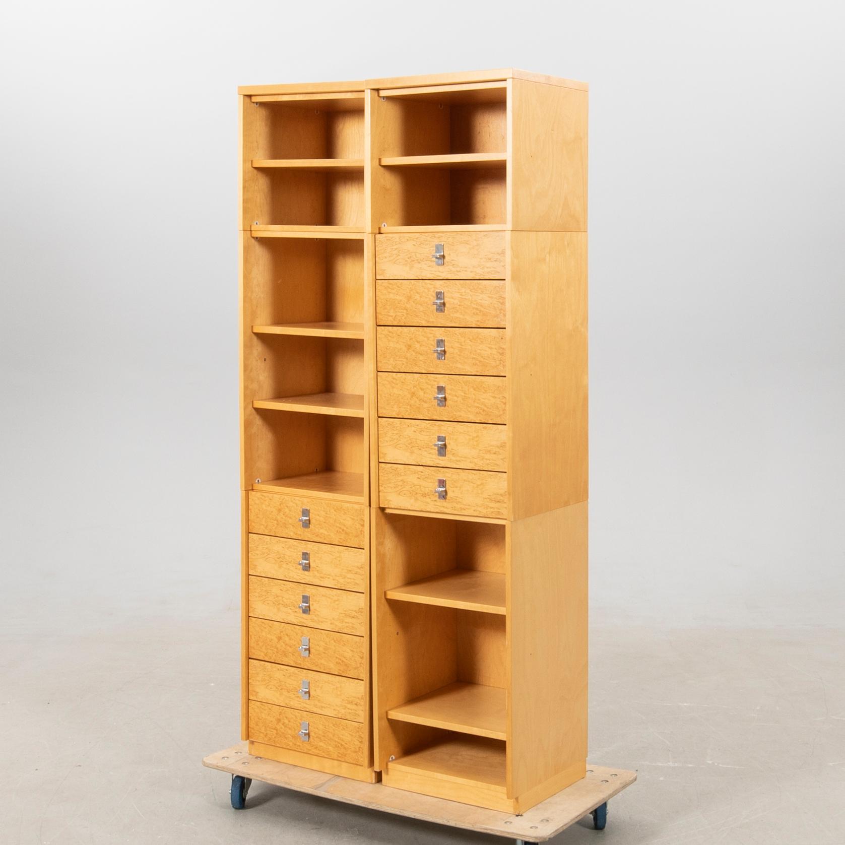 Bror Boije shelving system 6 dlr "Flexi" Horred late 20th century.
