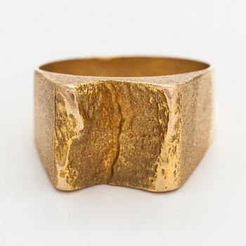 Björn Weckström, a 14K gold ring, Lapponia 1973.