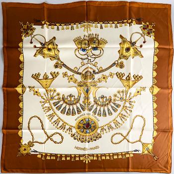 Hermès, scarves 2 st Frankrike 1900-talets senare del.