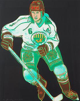 257. Andy Warhol, "Frölunda Hockey Player".