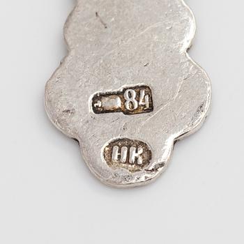 Pendants / crosses, 4 pcs, silver, enamel, Russia.