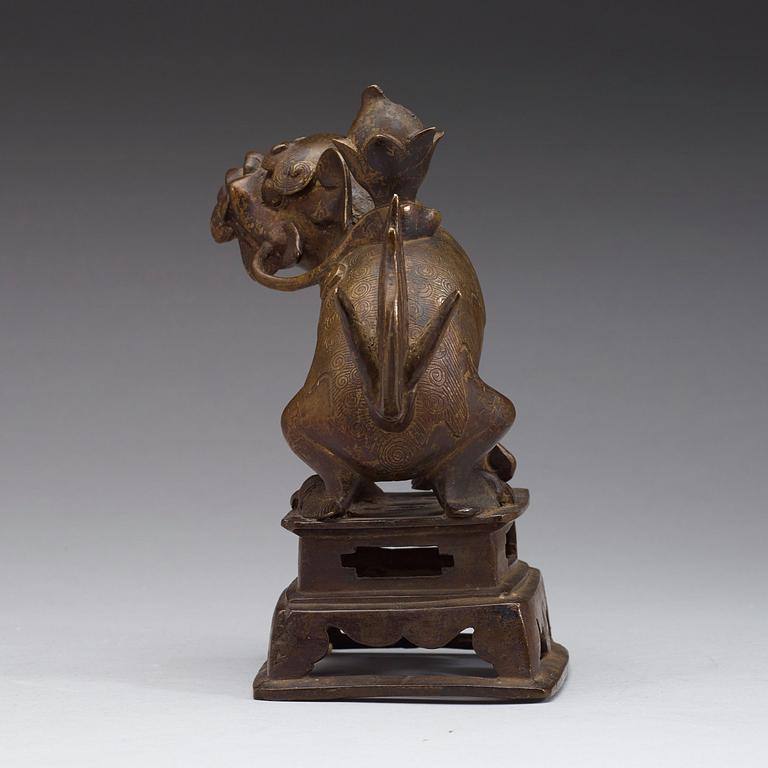 FOHUND, brons, troligen Mingdynastin (1368-1643).