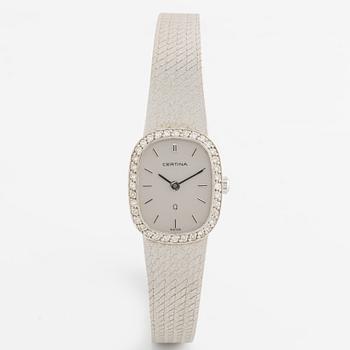 Certina, Q, wristwatch, 16 mm.