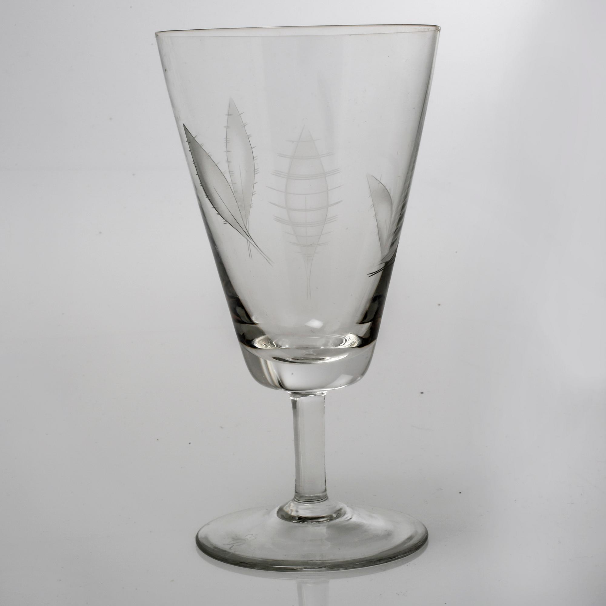 A set of glass tableware, 26 pcs, by Rosenthal, second half of the 20th century.