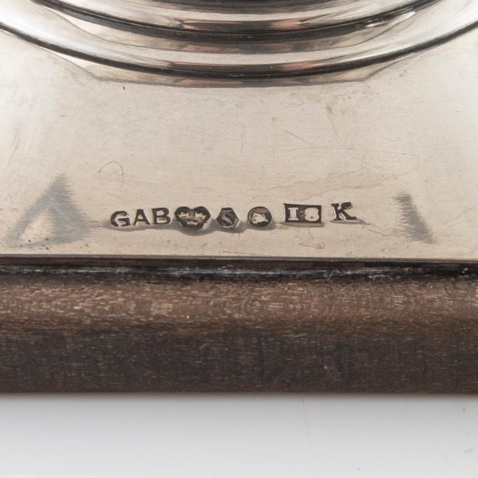 Skål på fot silver GAB Stockholm 1935.