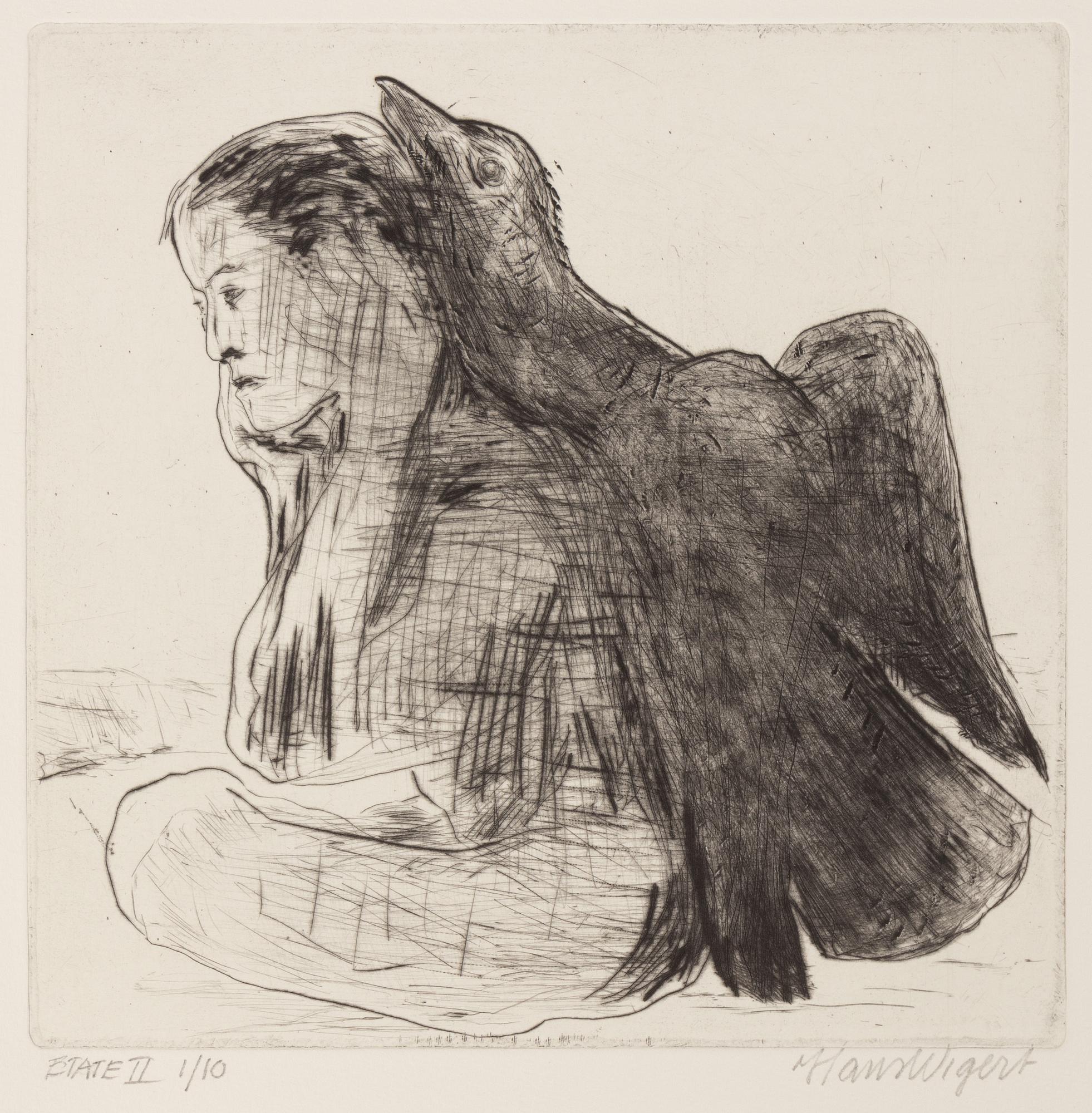 Hans Wigert, Fågel på ryggen.