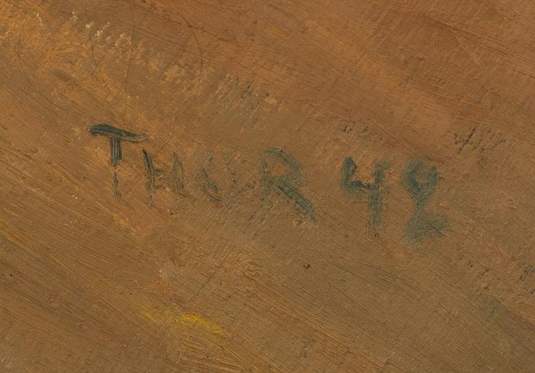Thor Fagerkvist, "Prästkragar på runt bord".