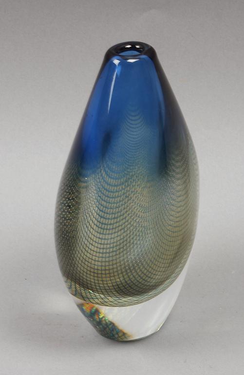 VAS, glas, Sven Palmqvist. Sign Kraka nr 349 Orrefors.