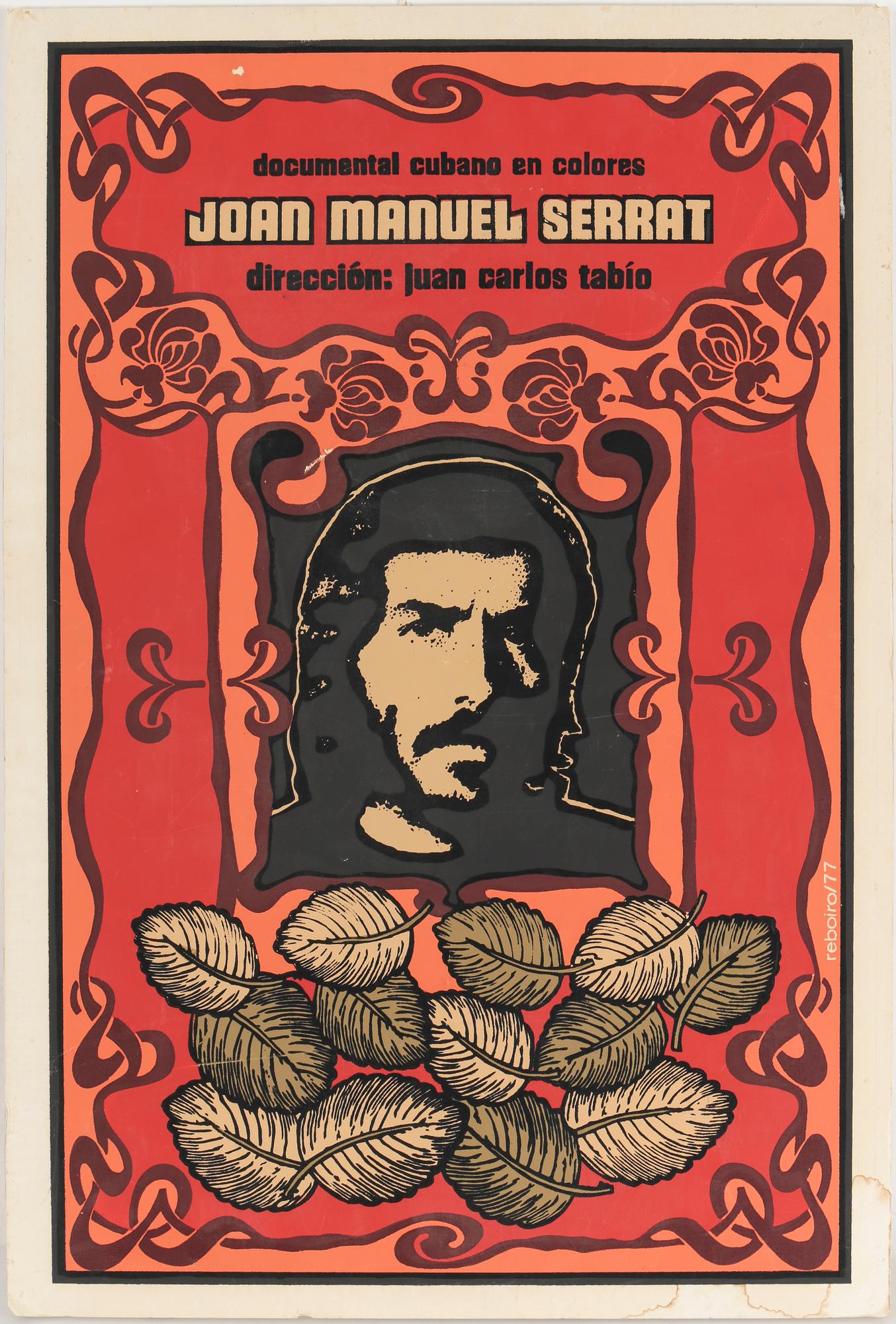 FILMAFFISCHER, 6 st, offsettryck, Kuba och Spanien, 1970-tal.