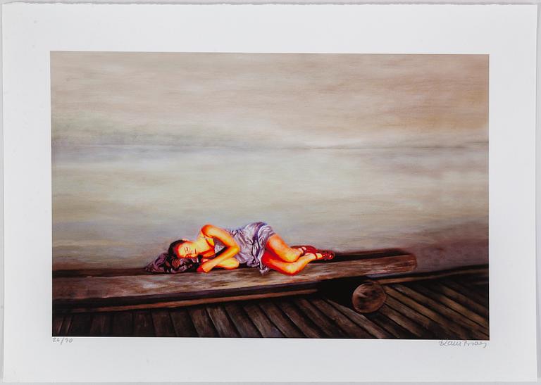 KARIN BROOS, giclée print, signed 26/90.