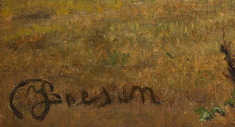 JOHANNES BOESEN, olja på duk, signerad.