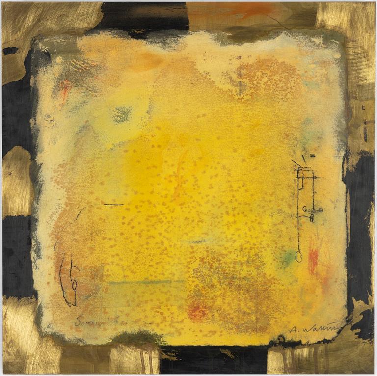 Anders Wallin, Abstract composition in yellow.