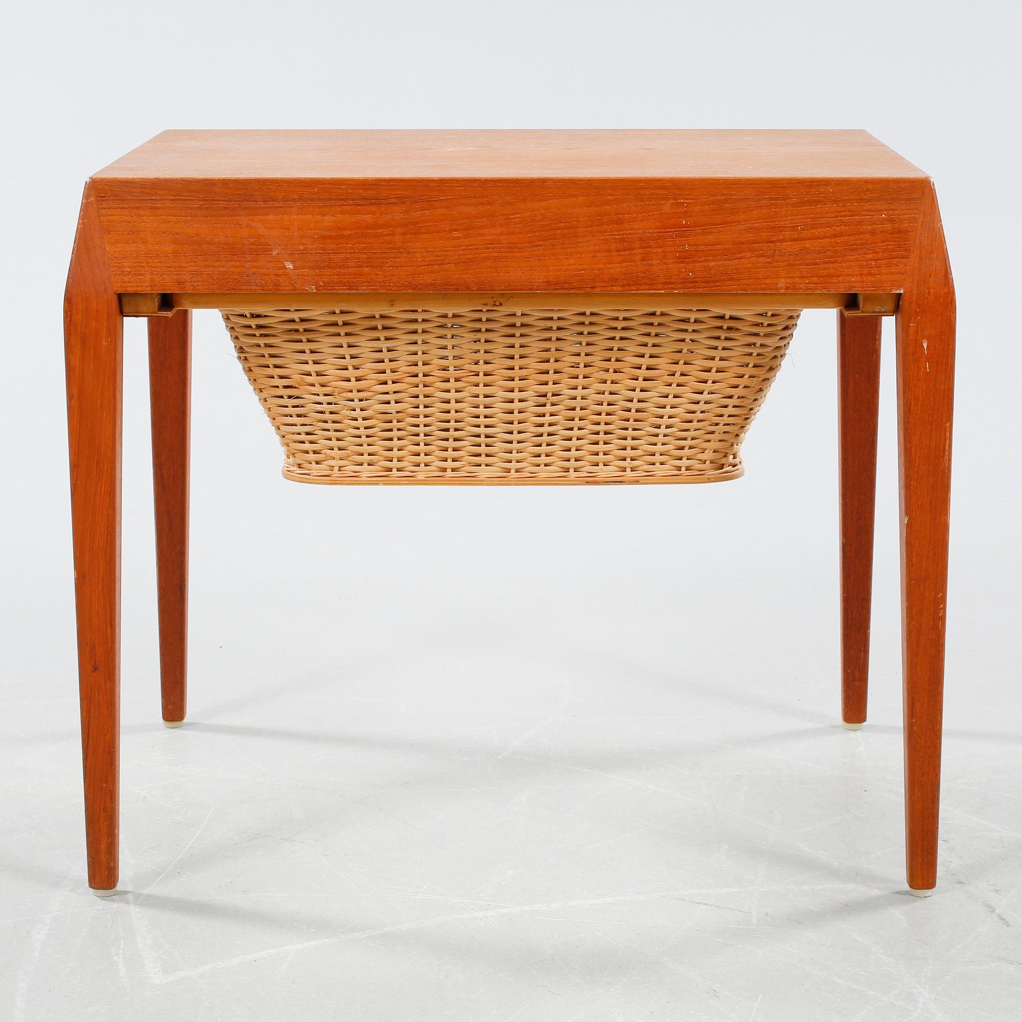 A swedish 1960s sewing table by Werner Fredriksen, Eric Gustafsson Möbelfabrik.