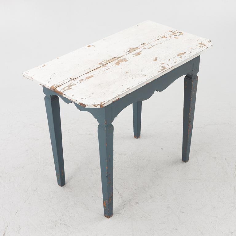 Table, folk art, Roslagen, Uppland, first half of the 19th century.