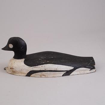 4 painted wooden ducks from the 20th century.