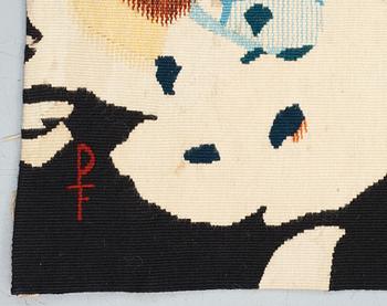 TAPESTRY. Gobelängteknik (tapestry weave). 150 x 220,5 cm. Signed PF BROR.WIKSTRÖM (Pinton Frères).