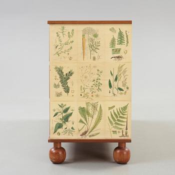 A Josef Frank 'Flora' chest of drawers, Svenskt Tenn, model 1050.