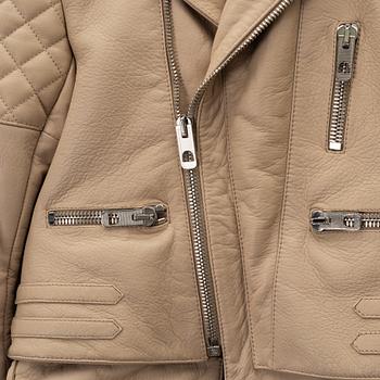 Balenciaga, a leather jacket, size 36.