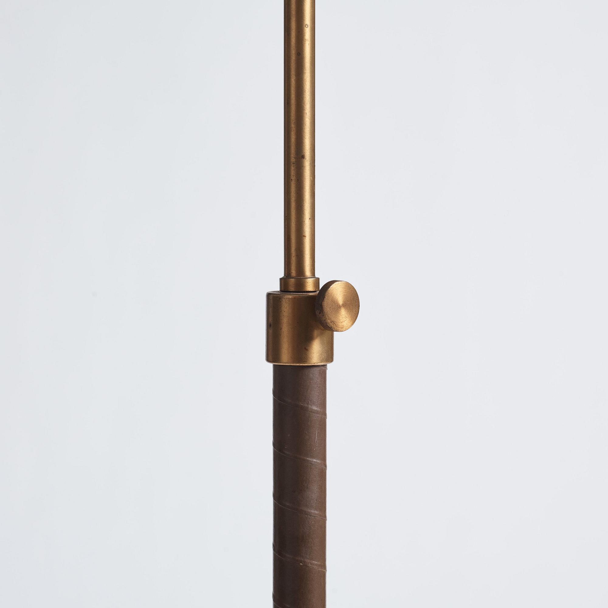Hans Bergström, golvlampa, modell "545", ateljé Lyktan, Åhus 1940-50-tal.