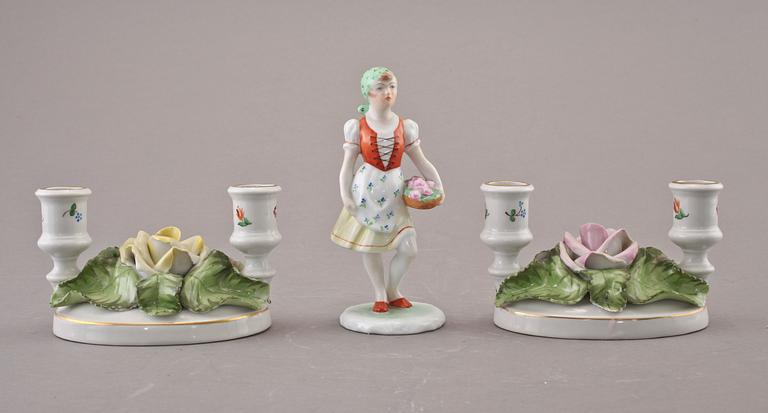 PARTI PORSLIN, 5 st, porslin, Herend, Ungern.
