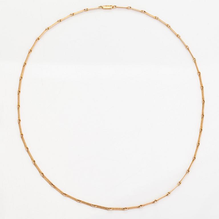 Björn Weckström, halsband, "Seita" 14K guld. Lapponia 1988.