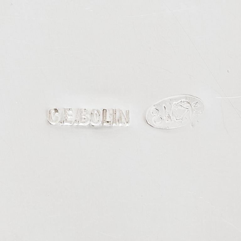 C.E. Bolin, cigarrskrin, silver, S:t Petersburg 1896-1908.