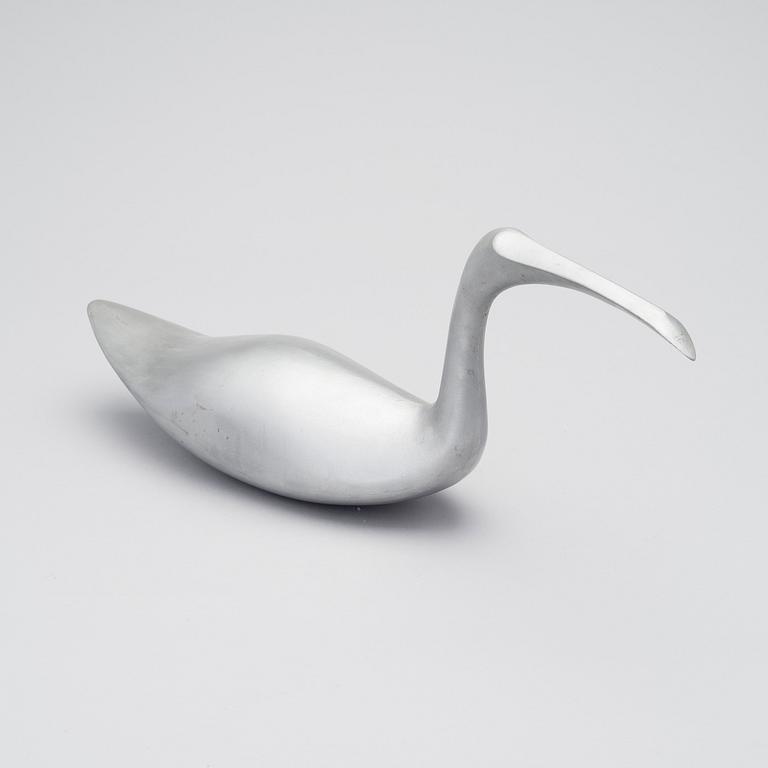 TAPIO WIRKKALA, A BIRD SCULPTURE. Kingfisher. Stamped Made in Finland, Kultakeskus Oy, Design: Tapio Wirkkala, 1/1.