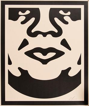 SHEPARD "OBEY" FAIREY, poster, signed and dated -17.