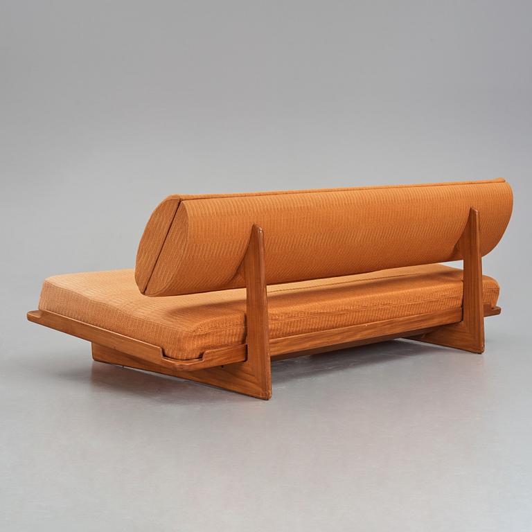 Grete Jalk, A teak sofa/daybed, Poul Jeppesen, Denmark, 1960's/1970's.