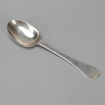 RÅTTSVANSSKED, silver, Conrad Ludolph, Köpenhamn, verksam 1679-1729. Vikt ca 55 gram.