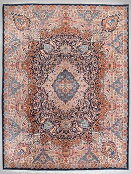 A KASHMAR RUG, 392 x 297 cm.