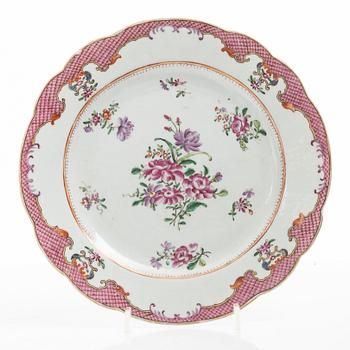 Porcelain, 9 decares, China, 18th-19th century.