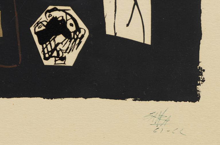 Antonio Saura, Untitled.
