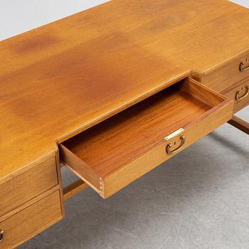 Josef Frank, a mahogany model 500/A writing desk, Svenskt Tenn, Sweden, before 1985.