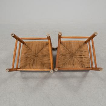 BØRGE MOGENSEN, a pair of "J39" oak chairs.