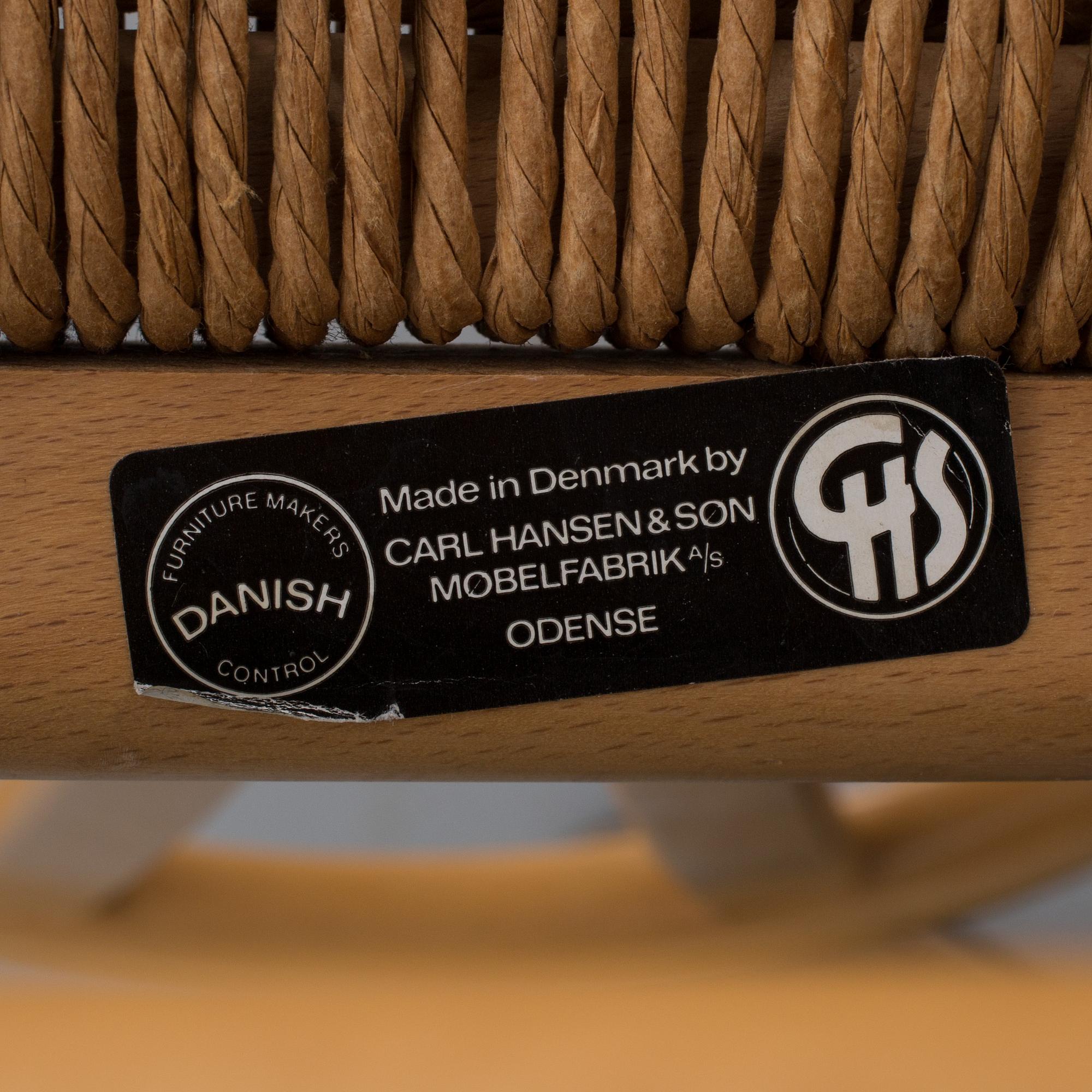 STOLAR 4 st, "Y-stolen", Hans J Wegner, Carl Hansen & Söner.
