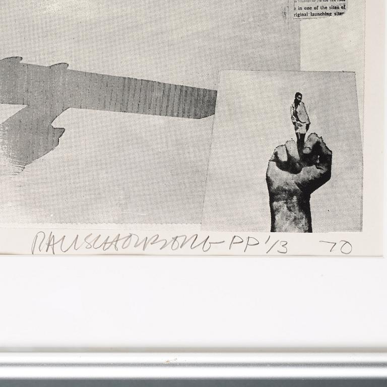 Robert Rauschenberg, "Features from Currents".