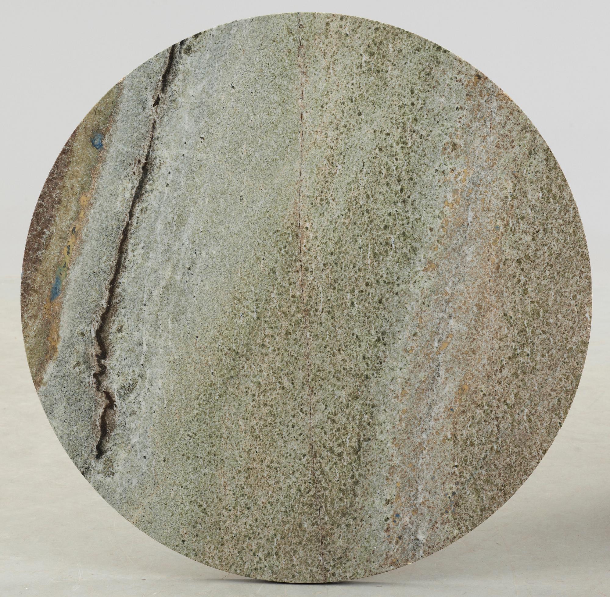 BORDSSKIVA, kolmårdsmarmor, 1900-tal.