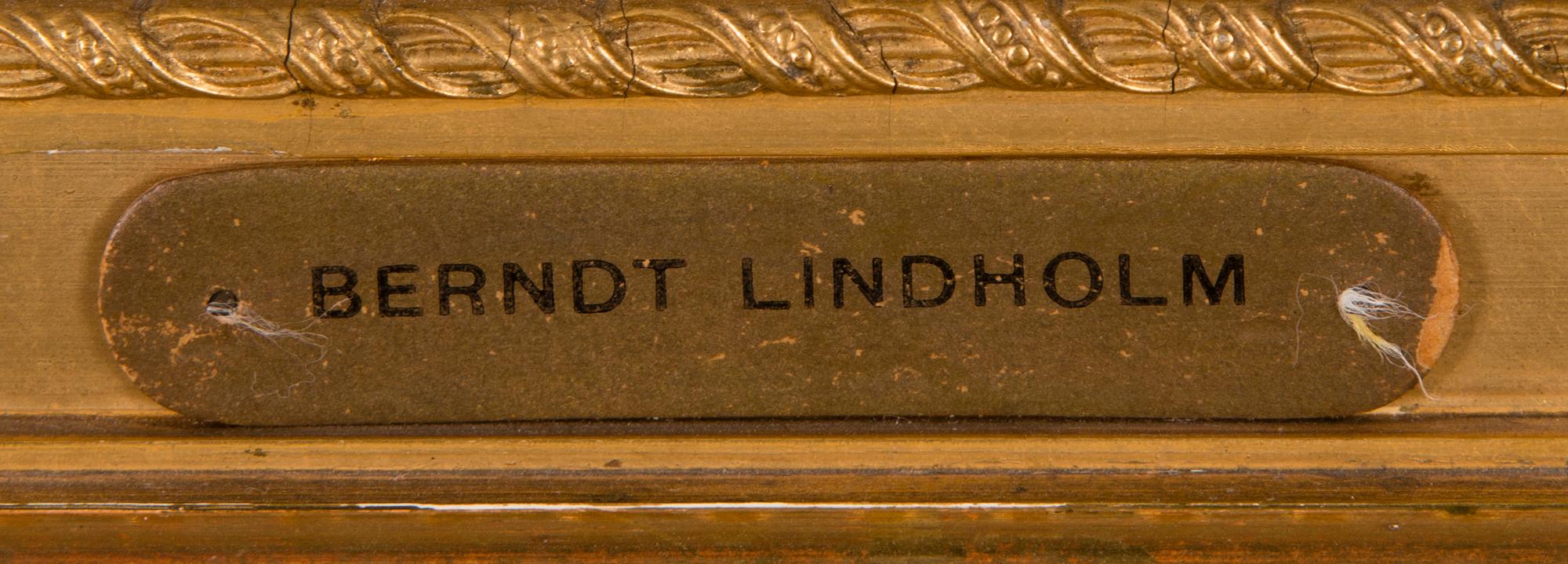 BERNDT LINDHOLM, ÅLANDSKAP.