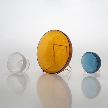 Nanny Still, a set of 6 rare 'Rustica' art objects for Val Saint-Lambert Belgium 1968.