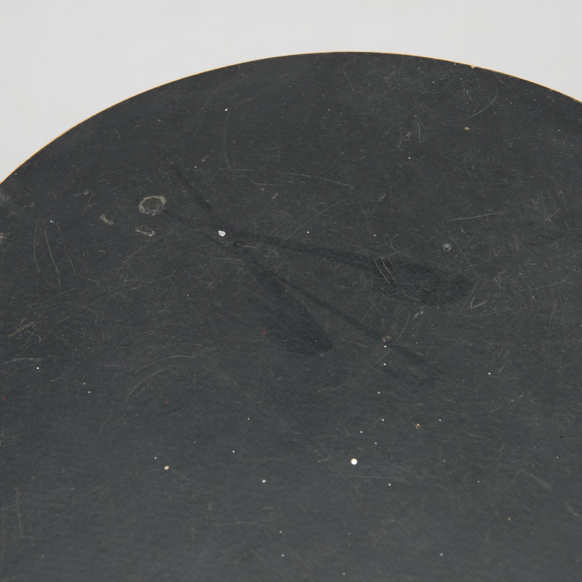 Alvar Aalto, klaffbord "DL82" och pallar, 4 st "60", för O.Y. Huonekalu-ja Rakennustyötehdas A.B 1900-talets mitt.