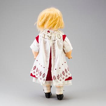 A bisque head character doll 116 by Kämmer & Reinhardt, Germany, 1911.