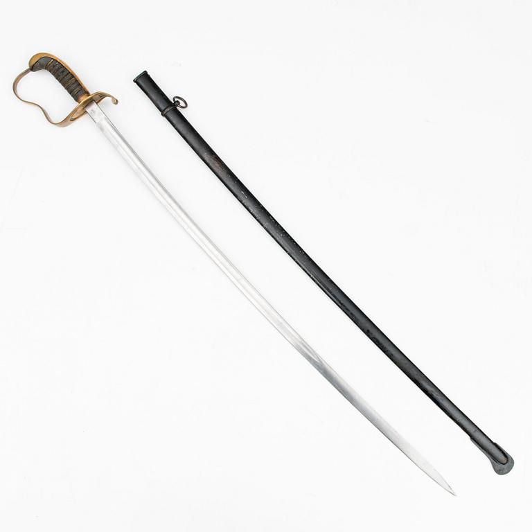 A Bavarian model 1855 infantry officer's sword.