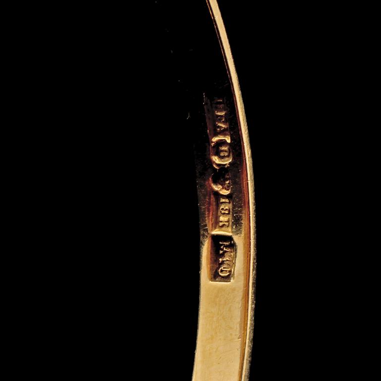 ARMBAND, 18k guld, Ahlqvist Ur & Guld, Borås, 1986. Vikt 21 g.