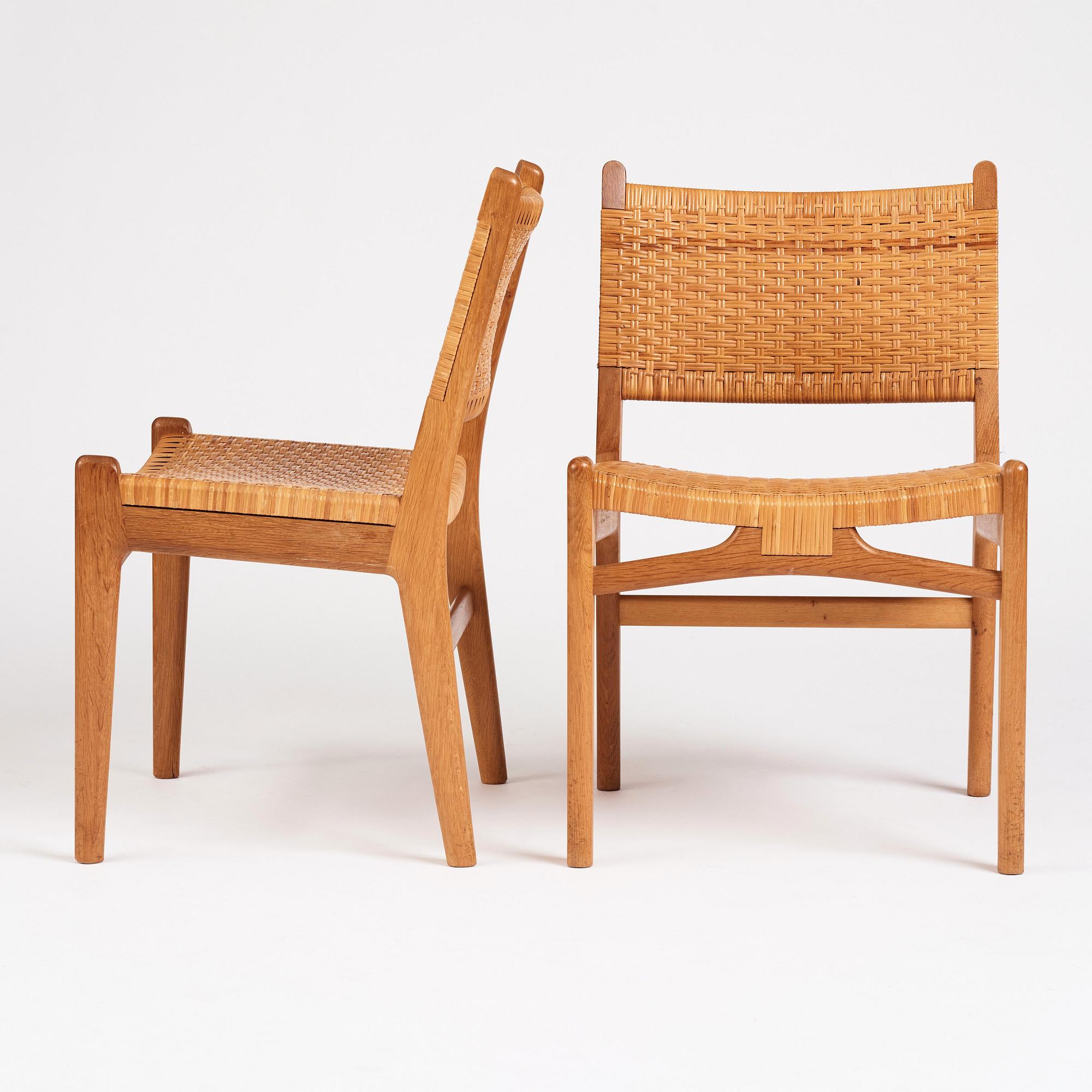 Hans J. Wegner, stolar, 10 st "CH31", Carl Hansen & Son, Danmark 1950-tal.