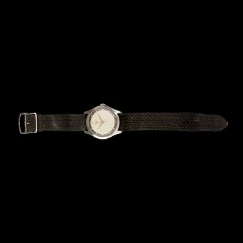 ARMBANDSUR, herr, Longines, stål, 1950-tal.