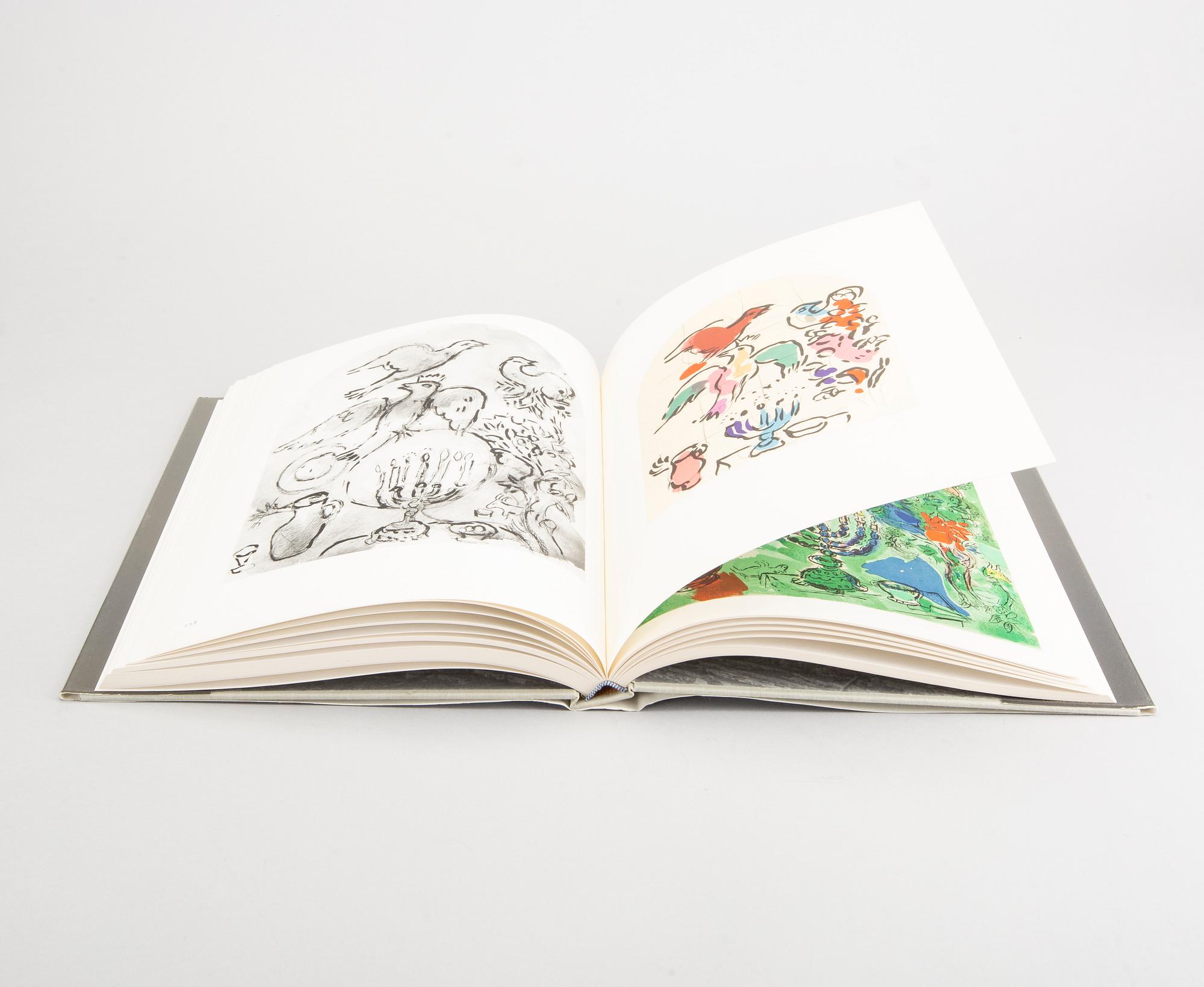 BOOK, "Chagall - Vitraux pour Jerusalem" Andre Sauret, editeur, Monte Carlo 1962.