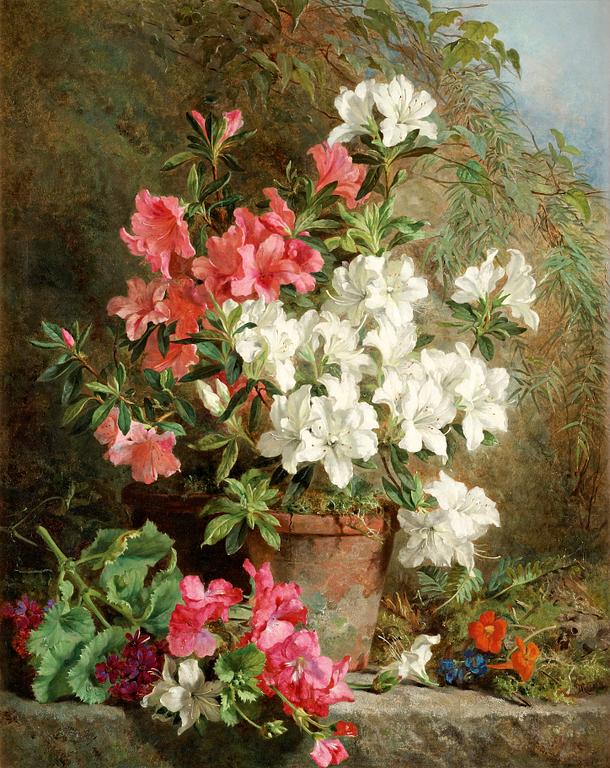 Martha Darlay Mutrie, "Azaleas".