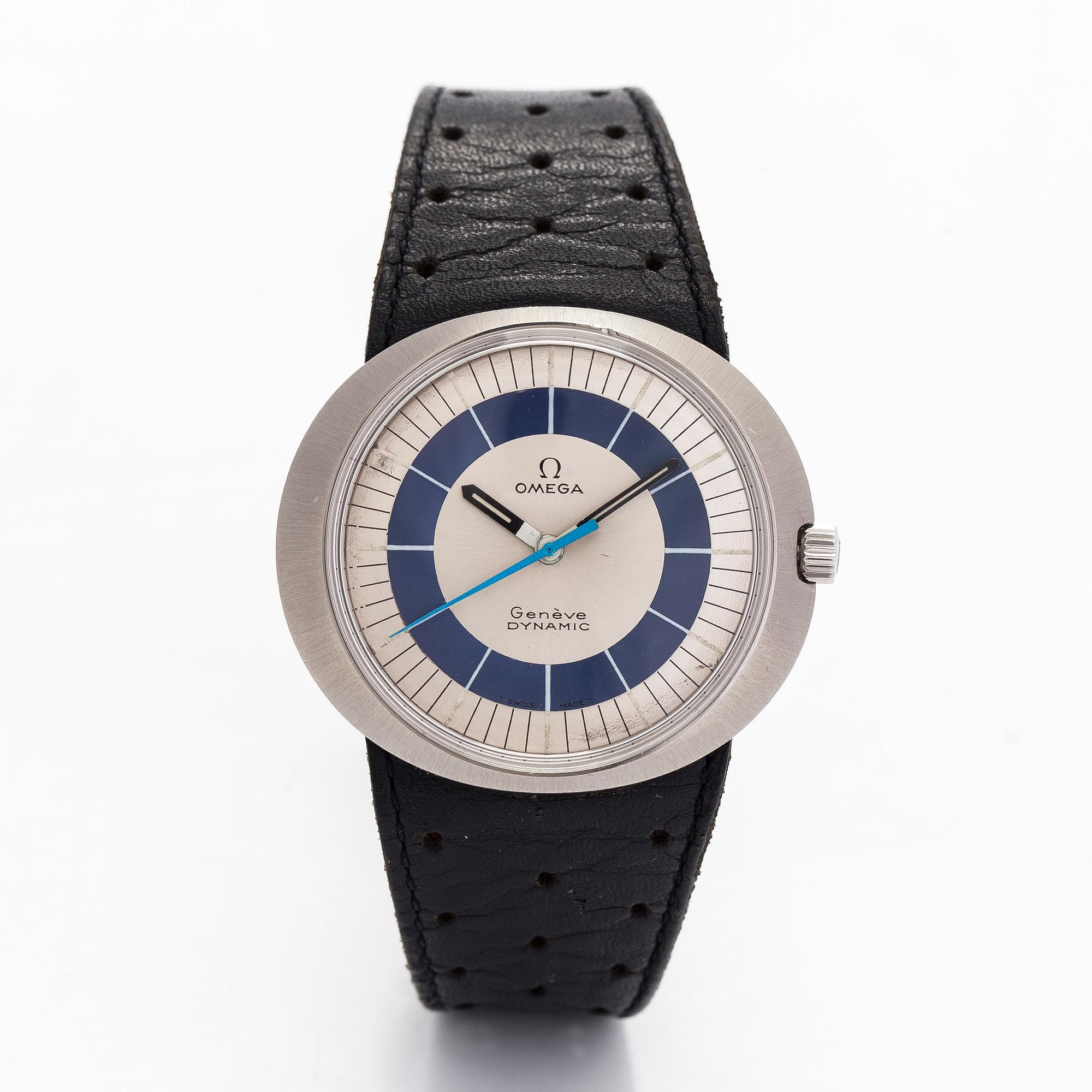 Omega, Genève, Dynamic, rannekello, 40 x 36 mm.